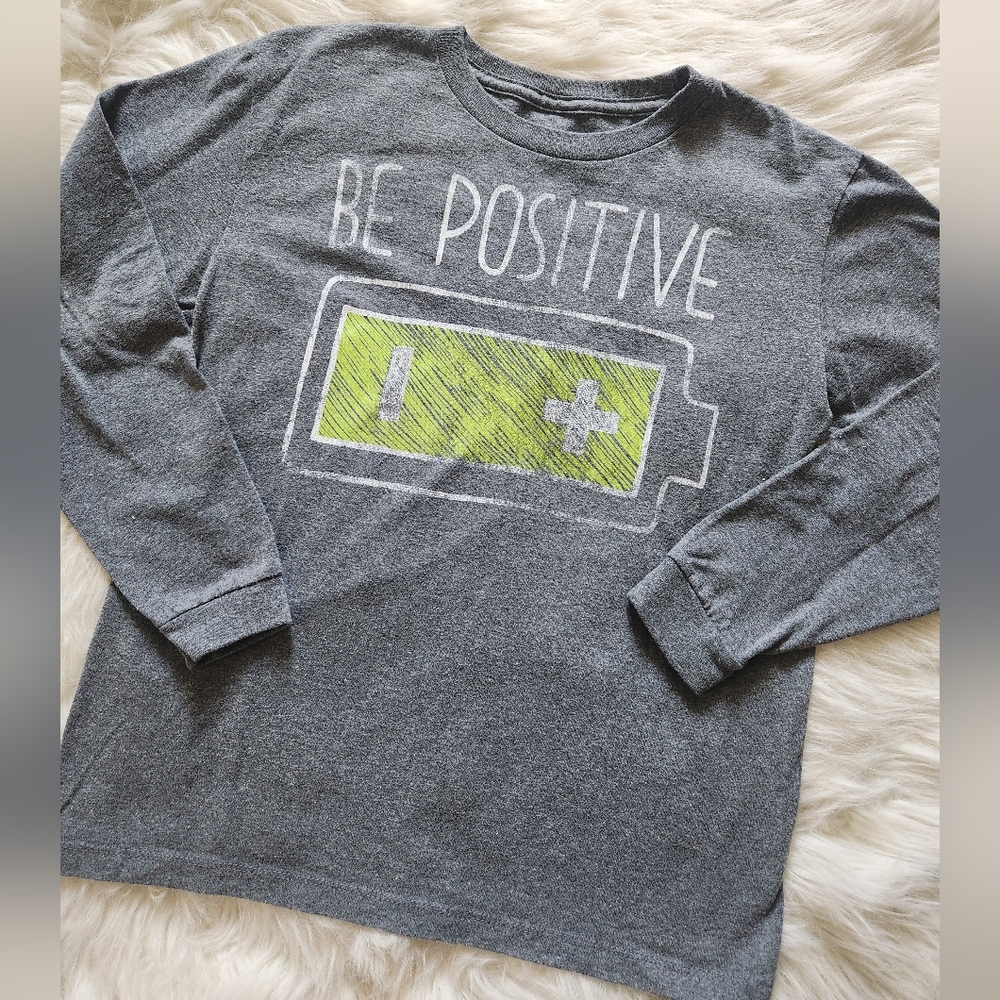 3/$15 "Be Positive" long sleeve (size Medium)